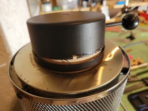 VEVOR Goldschmelzofen 1350 W 1150 ℃ Max. Temperatur, digitaler elektrischer Schmelzofen 1 kg Keramiktiegel zum Gießen und Raffinieren von Edelmetallen, zur Verarbeitung von Gold Silber Kupfer Schwarz Kunden-Foto 4