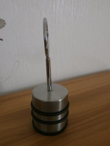 Fermaporta Acciaio inox con maniglia Fermaporta Solido 1,1 kg Fermaporta a pavimento Fermaporta a pavimento Fermaporta in gomma Fermaporta antiscivolo Gommato Foto del cliente 1