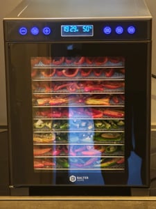 Balter Dörrautomaat, roestvrij staal, met 10 etages, 700W, droogapparaat, LED-display, 48-uurs timer en temperatuurregeling, dehydrator, BPA-vrij Klantenfoto 1