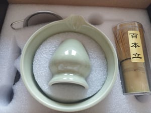Roxlin Teeservice Roxlin Matcha Set (7-teilig) Keramik, Bambus-Besen, Schale & Zubehör Kunden-Foto 1