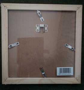 HR-22 Bilderrahmen Holz Rahmen quadratisch Fotorahmen Collage Wanddeko Poster - Farbe: Cherry | Format: 20x20 Kunden-Foto 1