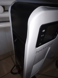 Konwektor elektryczny Heidenfeld EK100 | Grzejnik elektryczny - grzejnik ścienny - grzejnik stojący - zabezpieczenie przed przegrzaniem - wyświetlacz - 2300 wat - do powierzchni do 40 m² Zdjęcie produktu od klienta nr 1