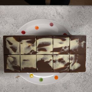 2Stk Schokoladenform Silikon  Schokoladentafel Form Pralinenförmchen Extra Tief Schokolade Form für Schokolade Praline Süßigkeiten Kunden-Foto 1