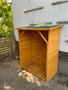 Mucola stojak na drewno opałowe stojak na drewno opałowe stojak na drewno opałowe półka wiata na drewno opałowe półka pomocnicza do układania w stosy Zdjęcie produktu od klienta nr 1