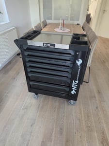 Werkstattwagen inkl. Werkzeug - Black Edition - 252 Teile + Seitenfach Kunden-Foto 1