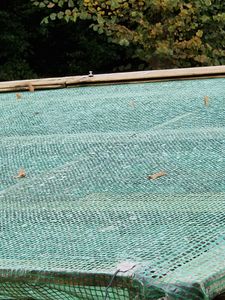 Abdeckplane Leno 140 g/m² 6 x 1.5 m Weiß/Transparent Kunden-Foto 1