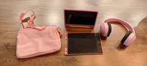 JENBIZZ Kinder Tablet 7'', Android 15, vrátane interaktívneho displeja, slúchadiel, ochranného puzdra, 24 (3+21) GB RAM, 32 GB úložiska, s vzdelávacími aplikáciami a rodičovskou kontrolou Fotografia od zákazníka č. 1