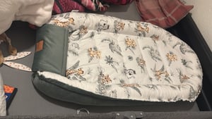 Savanna Fun & Olive Velvet Baby nest Kokon XXL Kunden-Foto 3