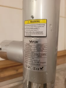 Vayox Küchenarmatur-Durchlauferhitzer Badezimmer-Wasserhahn-Warmwasserbereiter VA0203 | Anzeige | 3000W | Weiß Kunden-Foto 7