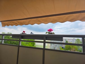 ALIGHTUP Marquise de balcon 250x120x(200-300) cm Marquise š€ bras articulšŠs Marquise š€ pinces Marquise solaire balcon sans percer - Ombrage terrasse & balcon Photo du client 3
