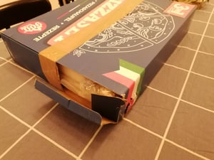 Blumtal Pizzastein für Backofen & Gasgrill inkl. Pizzaschieber - Pizzastein rechteckig aus Cordierit, für Pizza wie aus dem Steinofen, inkl. Pizzaschaufel Kunden-Foto 2