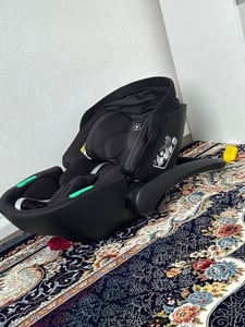 4Baby Neo i-Size Kindersitz Gruppe 0+ für Neugeborene bis 13 kg (0–15 Monate), Babyschale, RWF,  leicht, höhenverstellbar, ECE R129,  Graphit Kunden-Foto 1