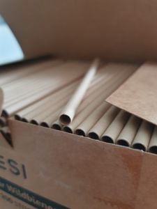 BEESI 1200x Nisthülsen für Wildbienen 6 und 8 mm Ø I Wasserabweisend hohe Lebensdauer I inklusive E-book I Für Insektenhotel Kunden-Foto 1