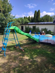 Rutsche mit 5 Stufen  Grün 300 cm Kunden-Foto 2