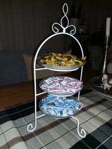Etażer Madita 3 poziomy szkło wys. 37cm Ø 23cm przezroczysty Zdjęcie produktu od klienta nr 1