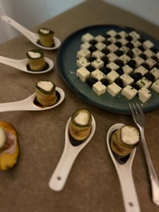 12tlg. Vorspeise Appetizer Reislöffel Porzellan Suppenlöffel Dessertlöffel Kunden-Foto 1