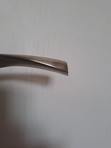 Türgriff Langschild Türbeschlag Satin Drückergarnitur Türklinke Türbeschlag BB-72mm Kunden-Foto 6