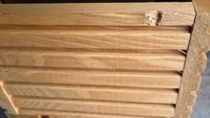 KOTARBAU® Blumenkasten aus Holz 44x20cm mit Innentopf Balkonkasten Weiß Balkontopf Blumentopf Pflanzkübel Holzblumentopf Blumenkasten Blumenkübel outdoor Balkon Garten Terrassen Kasten mit Einsatz Kunden-Foto 1