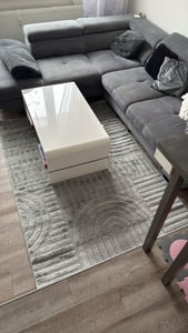Carpetsale24 Hochflor Teppich Wohnzimmer Skandinavische Boho Design 3D Optik Teppich Shaggy Flauschig Weich, Grösse: 200x290 cm Kunden-Foto 1