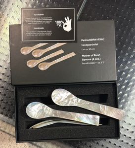 EDZARD Eierlöffel Perlmutt eckig L 11 cm Kunden-Foto 1