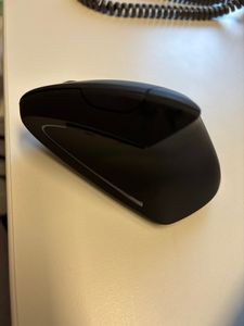 CSL ergonomische Maus, kabellose Vertikalmaus, Wireless 2,4 GHz Funk, ergonomisches Design, gegen Mausarm Tennisarm, Multimedia-Drehregler Kunden-Foto 1