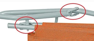 Aga Garten-Liegestuhl SIESTA Orange Kunden-Foto 1