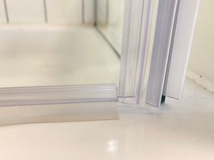 B:80 x T:90 x H:185cm ESG Nano Glas Drehtür Eckeinstieg Pendeltür Duschkabine (eloxierten mit mit Elektrophorese) Kunden-Foto 3