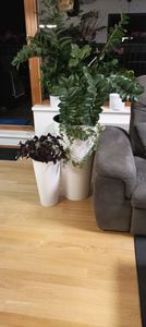 Vaso da fiori Prosperplast | Tubus Slim Shine | Bianco | 15 cm Foto del cliente 1
