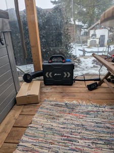 HcaloryTB2 12V 24V 100V-240V 8KW 6L Auto-Standheizung, Werkzeugkasten Verbesserte Diesel Luft All-in-One Heizung, bluetooth App Steuerung mit Adapter Kunden-Foto 1