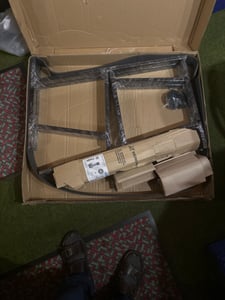 Anwicar Bankbeine Metall Schwarz - Stabiles Bankgestell für Gartenbank - Hochwertige Bank Füße - 2 Stück Set Kunden-Foto 1