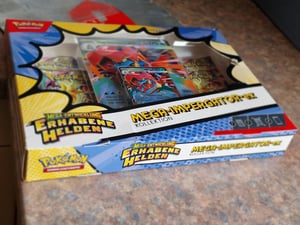 Pokémon|Amigo Pokémon-Sammelkartenspiel: ex-Kollektion Mega-Entwicklung - Erhabene Helden: Mega-Meganie-ex//Mega-Flambirex-ex//Mega-Impergator-ex Kunden-Foto 3