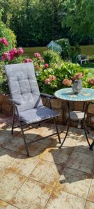 GO-DE Textil, Sesselauflage Hochlehner, 2er Set, Farbe: grau, Maße: 118 cm x 48 cm x 5 cm, Rueckenhoehe: 70 cm Kunden-Foto 6