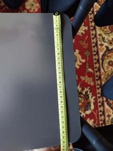 Herrendiener 107 x 45 x 45 cm Kleiderständer Freistehend Stummer Diener mit Kleiderbügel Hosenhalter Ablage Metallgestell Dunkelgrau [en.casa] Kunden-Foto 3