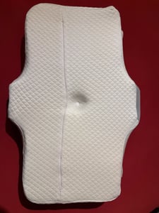 Nackenkissen Kopfkissen Ergonomisches Orthopädisches Kissen für Kopf-, Nacken- & Rückenkomfort Schlafkissen Memory Foam Kissen Schwarz YaLiva_Decor® Kunden-Foto 4