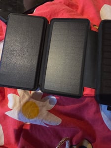 Solar Powerbank 30000mAh, Solar Ladegerät mit Compass und LED Licht, Schwarz Kunden-Foto 1