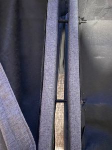 vidaXL Sofa 3-Sitzer Dunkelgrün Stoff Kunden-Foto 2