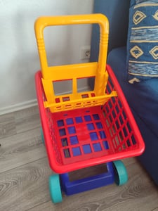 Nákupní vozík/košík plast 31x59x40cm Fotografie od zákazníka č. 1