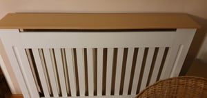 Osłona grzejnika FCH, zdejmowana, MDF, 78 x 19 x 81,5 cm, biała Zdjęcie produktu od klienta nr 2