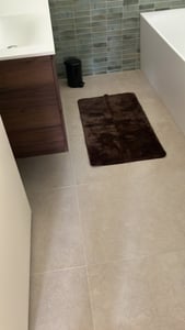 Badematte Sky rutschhemmend & schnell trocknend Braun 50x60 cm Kunden-Foto 1
