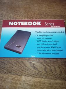 Notebook Waage.
