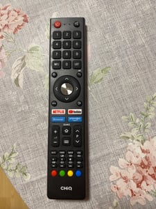 Originele afstandsbediening voor ChiQ TV, model GCBLTV02BDBIR Klantenfoto 2