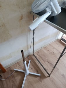 Ventilatore domestico Aga 41 cm Bianco Foto del cliente 2