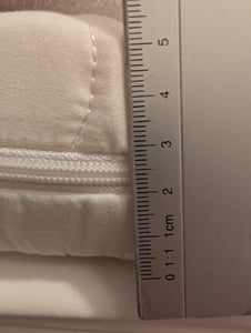 Crownmiller Titan 90x200cm fest XXL 7-Zonen Topper, individuelle Druckentlastung, Bezug waschbar bis 60 Grad Kunden-Foto 2