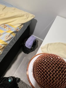 Micrófono de karaoke KRUMAD, Bluetooth, inalámbrico, con altavoz, efecto de eco, portátil, con luces LED, para niños y adultos, color Foto del cliente 2