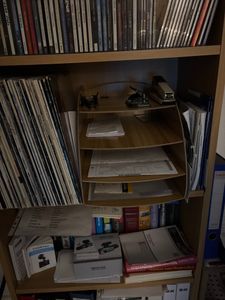 Zásobník na dokumenty so 4 priehradkami RD42747, hnedá Fotografia od zákazníka č. 1
