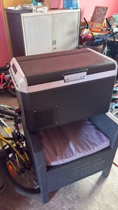 VEVOR 60 liter elektrische compressor koelbox, 12/24 V DC en 100-240 V AC. Draagbare autokoelbox met wielen en handvat, vriescapaciteit tot -20°C. Mini koelkast voor auto, camper, vrachtwagen, kamperen en outdoor gebruik Klantenfoto 1
