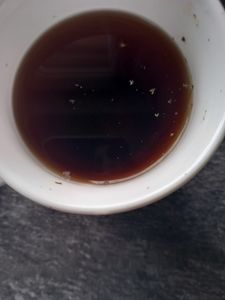 Tasse Becher mit Sieb und Deckel "Mohnblumen", 0,4 L Kunden-Foto 1