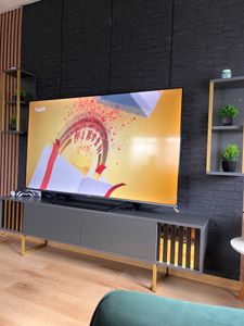 Skye Decor, Gold Line - Walnut, Black, szafka pod telewizor, orzech, 180 x 48 x 30 cm Zdjęcie produktu od klienta nr 7