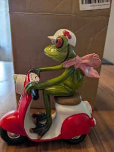 Formano Frosch Angler mit Fisch Poly Kunden-Foto 2