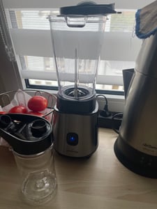 LEHMANN Standmixer Smoothie Maker Mixer 1000ml, 1200W,  Smoofit Blender mit tragbare Flaschen Kunden-Foto 1